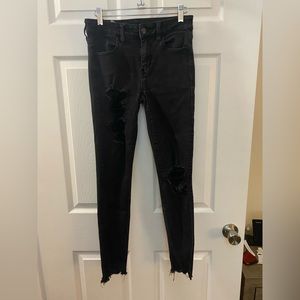 American eagle next level stretch black jeans.